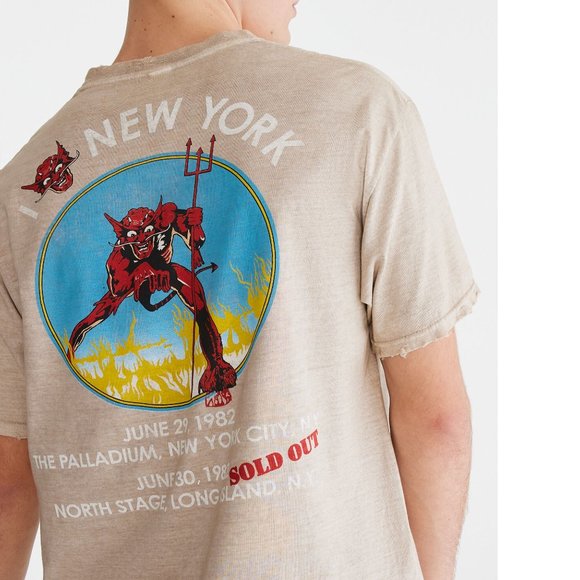 Iron Maiden June 1982 NY Sold Out cuts metal rock Official T-Shirt XL big NWT - Picture 4 of 4